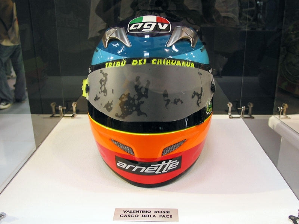 Helm van Valentino Rossi