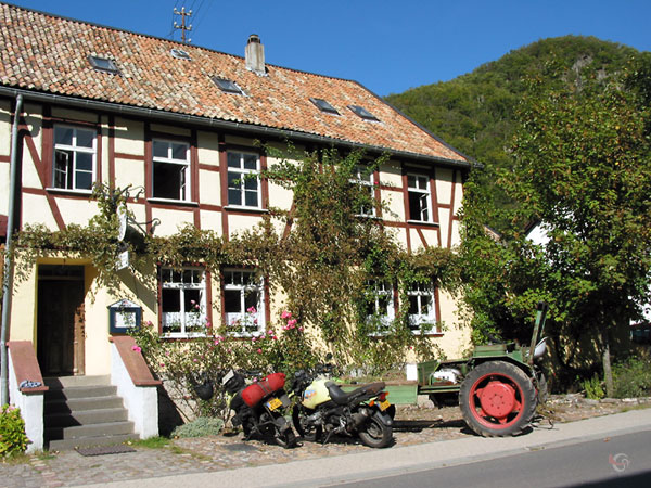 Twee motoren voor een Gasthaus