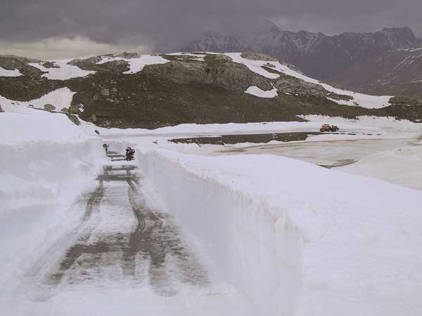 Sneeuw in de Alpen